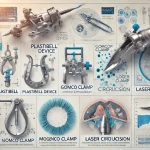 تصویر زیر یک تصویر جامع و دقیق از روشهای مدرن ختنه را نشان میدهد. این تصویر شامل نمایش تکنیکهای مختلف مانند حلقه پلاستیبل، گامکو، موگن، و ختنه با لیزر است. هر روش با نمودارهای برچسبگذاری شده نشان داده شده که ابزارها و فرآیندهای مربوط به هر کدام را توضیح میدهند