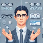 لنز یکبارمصرف و مقایسه آن با عینک طبی