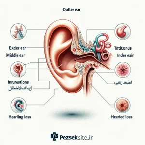 ساختار گوش (گوش خارجی، میانی و داخلی)