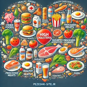 غذاهای مضر برای کلسترول بالا