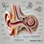 ساختار گوش میانی و تأثیر کلستئاتوم