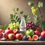 بشقابی از میوههای تازه مانند سیب، انگور، انار و آلو که برای درمان سودا مؤثر هستند