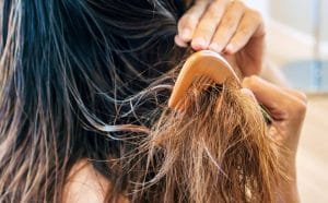 عکس موی وز و گره خورده