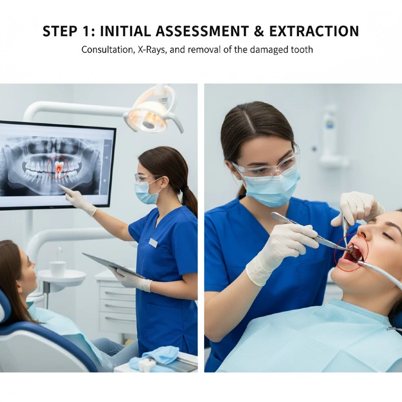 مرحله به مرحله ایمپلنت دندان