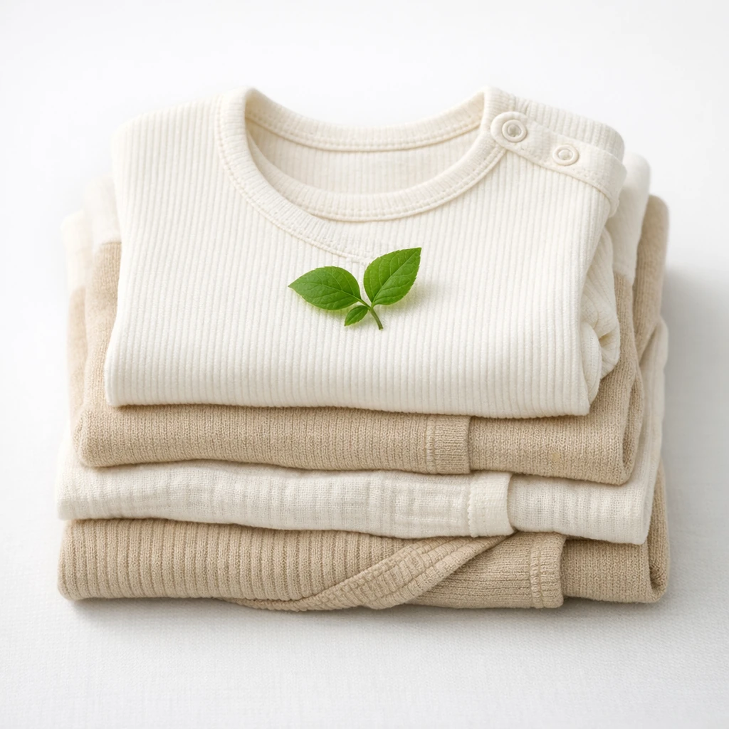 لباس نوزاد با الیاف طبیعی و ضد حساسیت