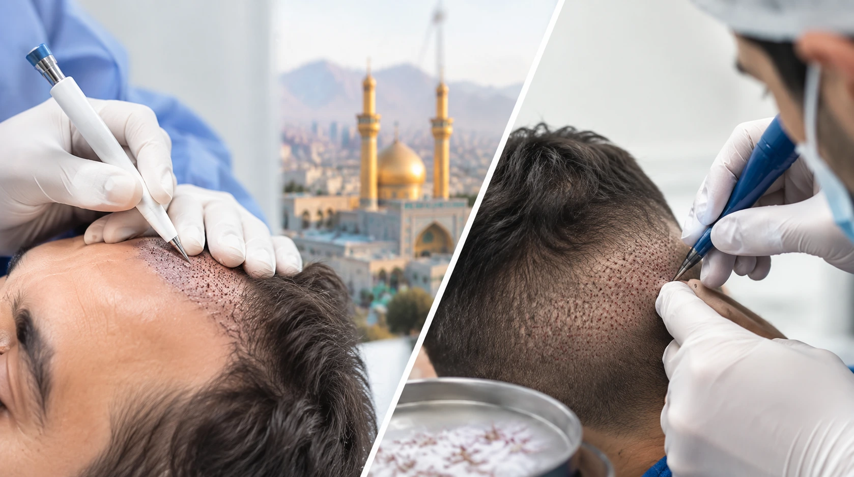 آیا کاشت به روش DHI با FUE در مشهد متفاوت است؟