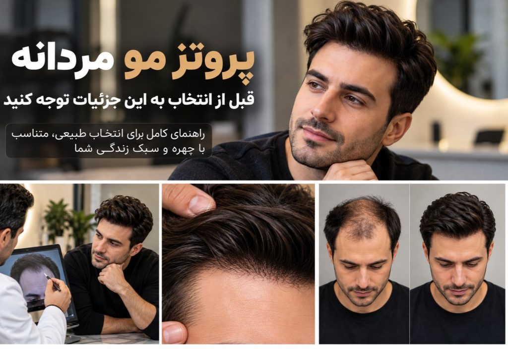 پروتز مو مردانه؛ قبل از انتخاب به این جزئیات توجه کنید